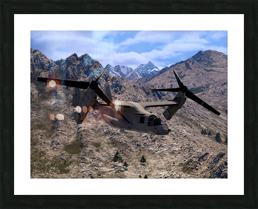 Bell Boeing V-22 Osprey Picture Frame print