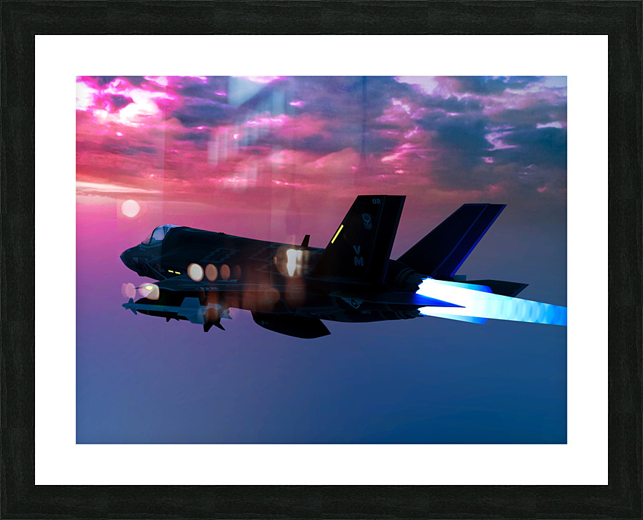 Lockheed Martin F-35 Lightning II Picture Frame print