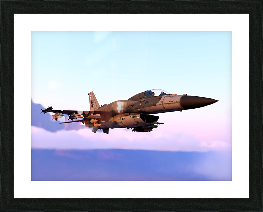 General Dynamics F-16 Fighting Falcon Picture Frame print