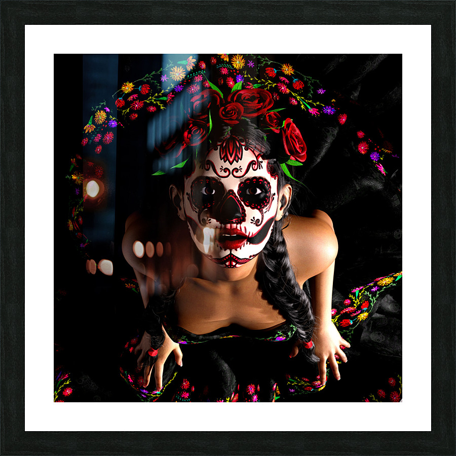 Day of the Dead - Dia de los Muertos Picture Frame print