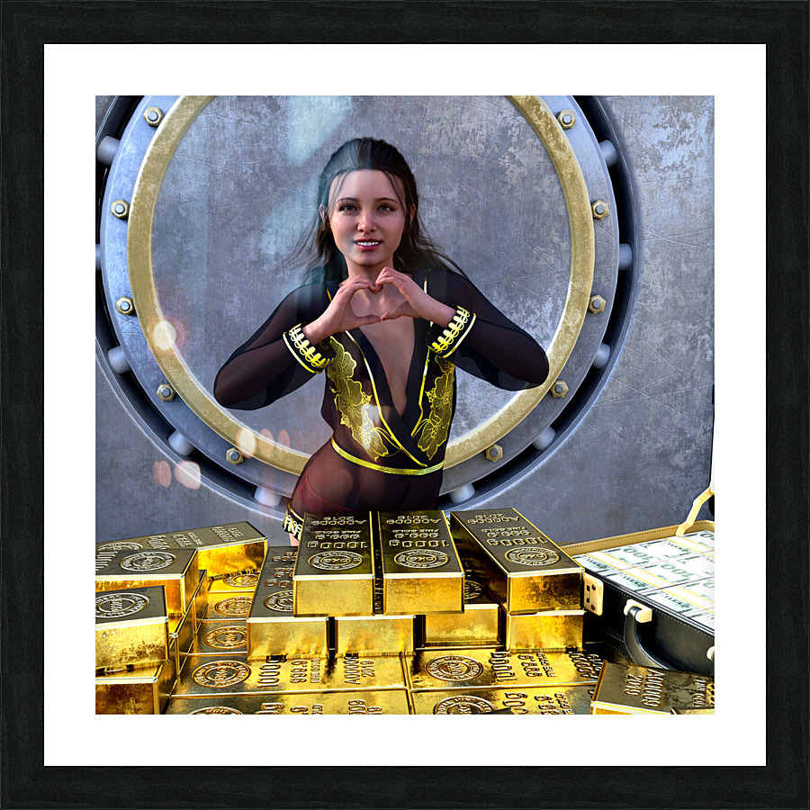 The Gold Diggers Love of Money Picture Frame print