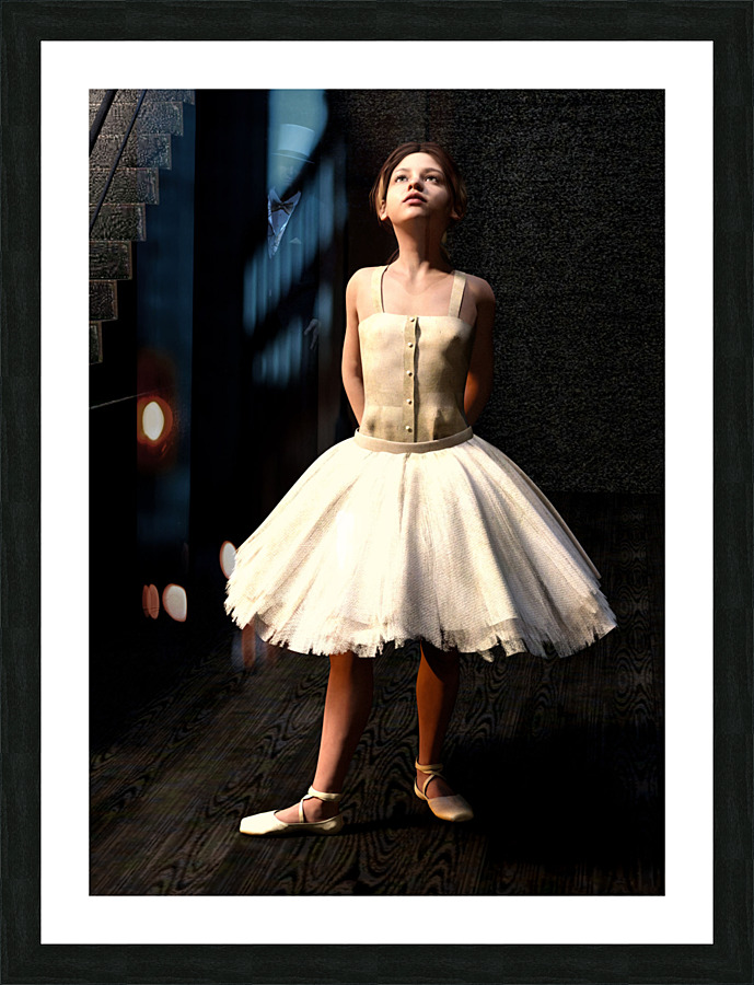Little Dancer - Degas ballerina tribute Picture Frame print