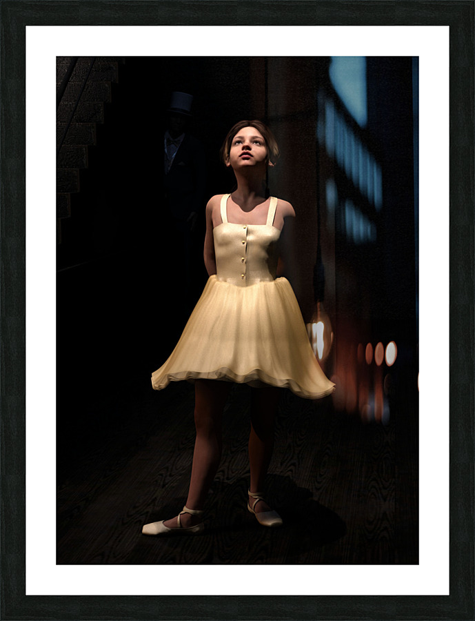 Little Dancer - Degas ballerina tribute Picture Frame print