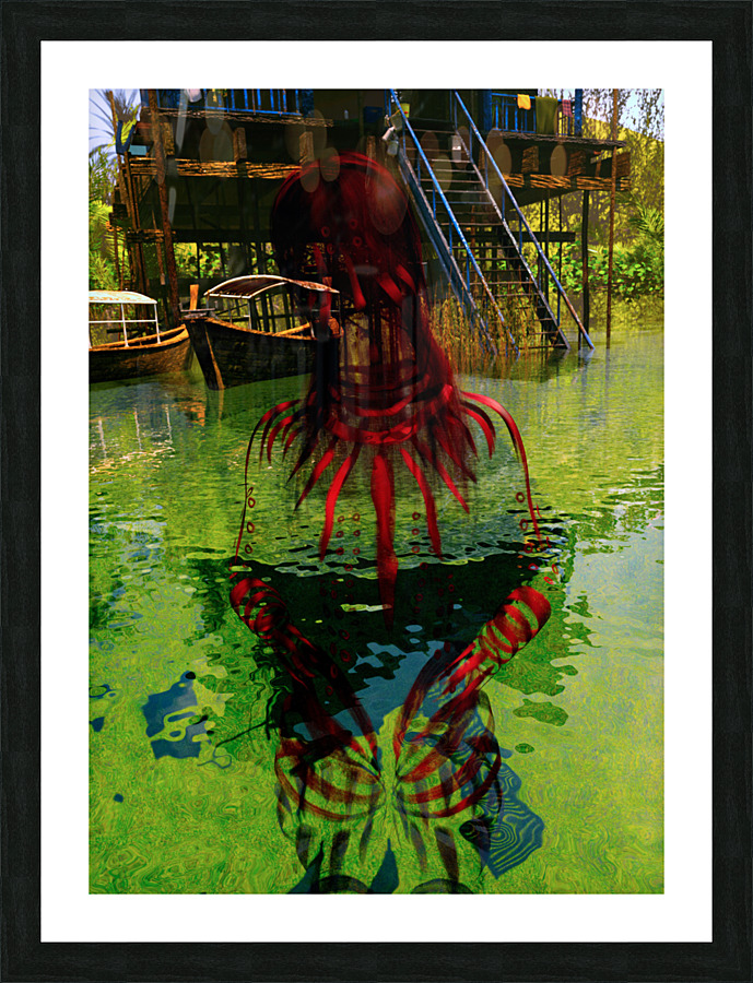 Amazon River Ghost - End of a Culture Picture Frame print