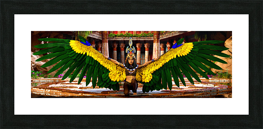 Ancient Egyptian Goddess Isis  Picture Frame print