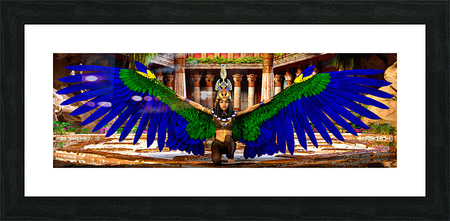 Ancient Egyptian Goddess Isis  Picture Frame print