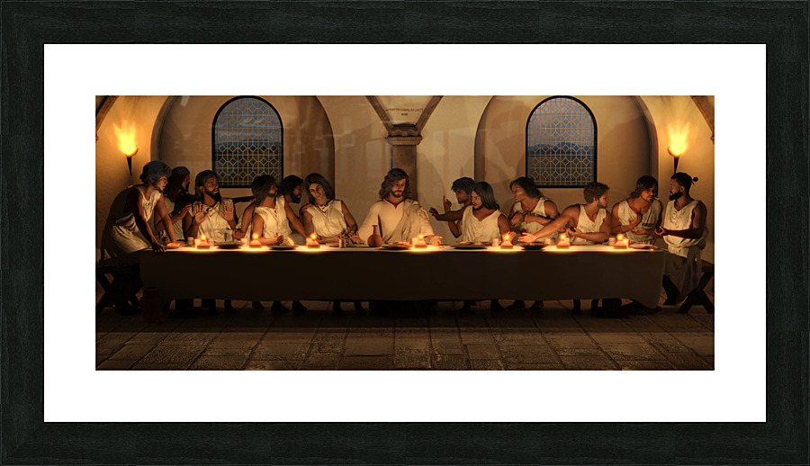 The Last Supper - 178MP 4:9 Ratio Picture Frame print
