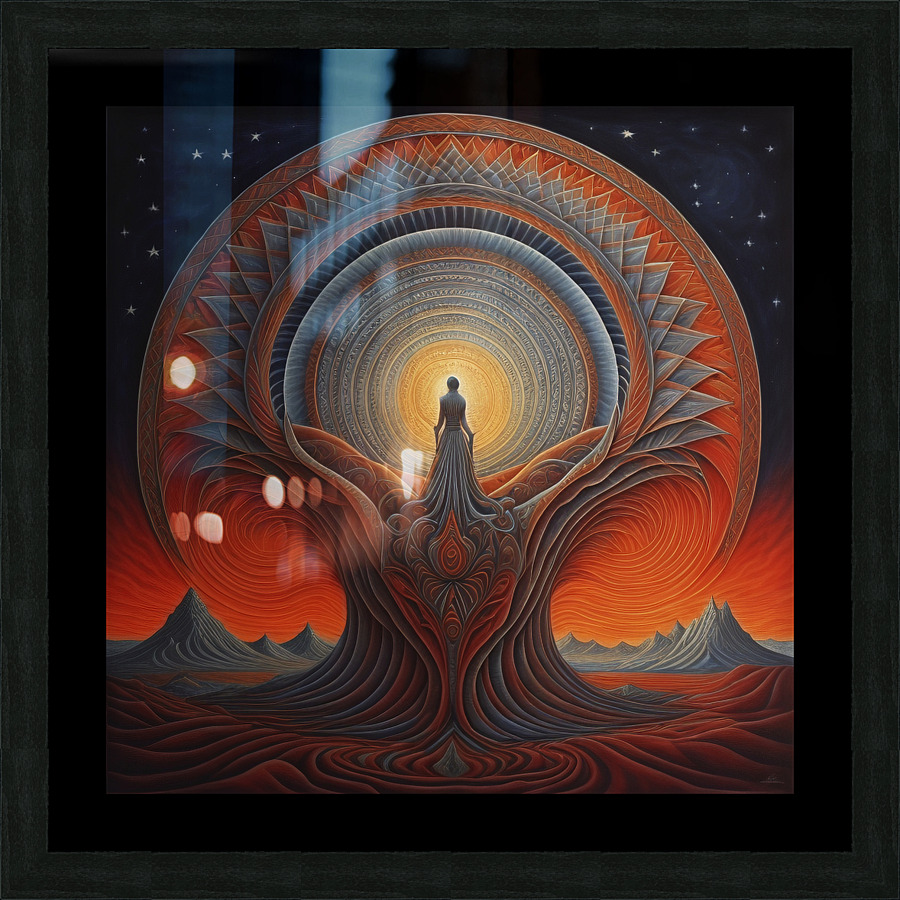 Divine Mystical Truths Cover Picture Frame print