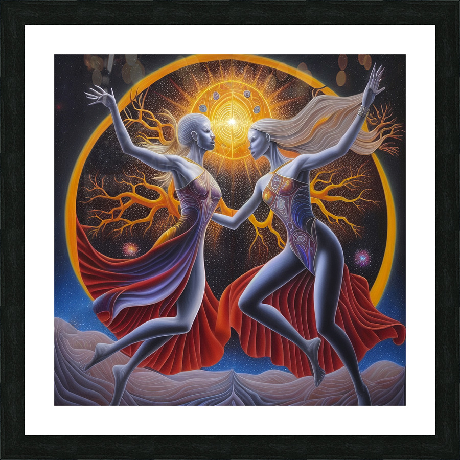 Dual Nature of Desires Picture Frame print