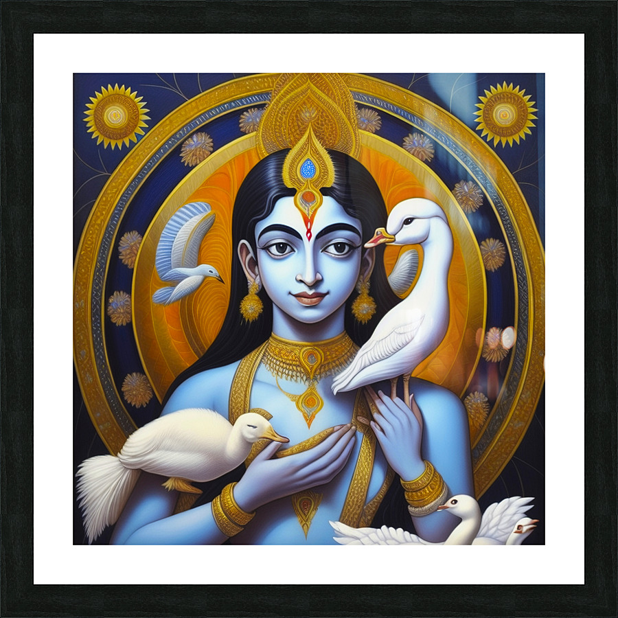 Krishna Kindness 4 Picture Frame print