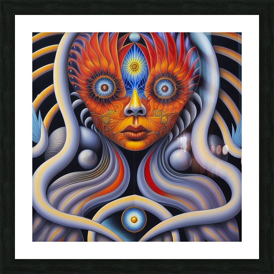 Accept Everything With Love Picture Frame print