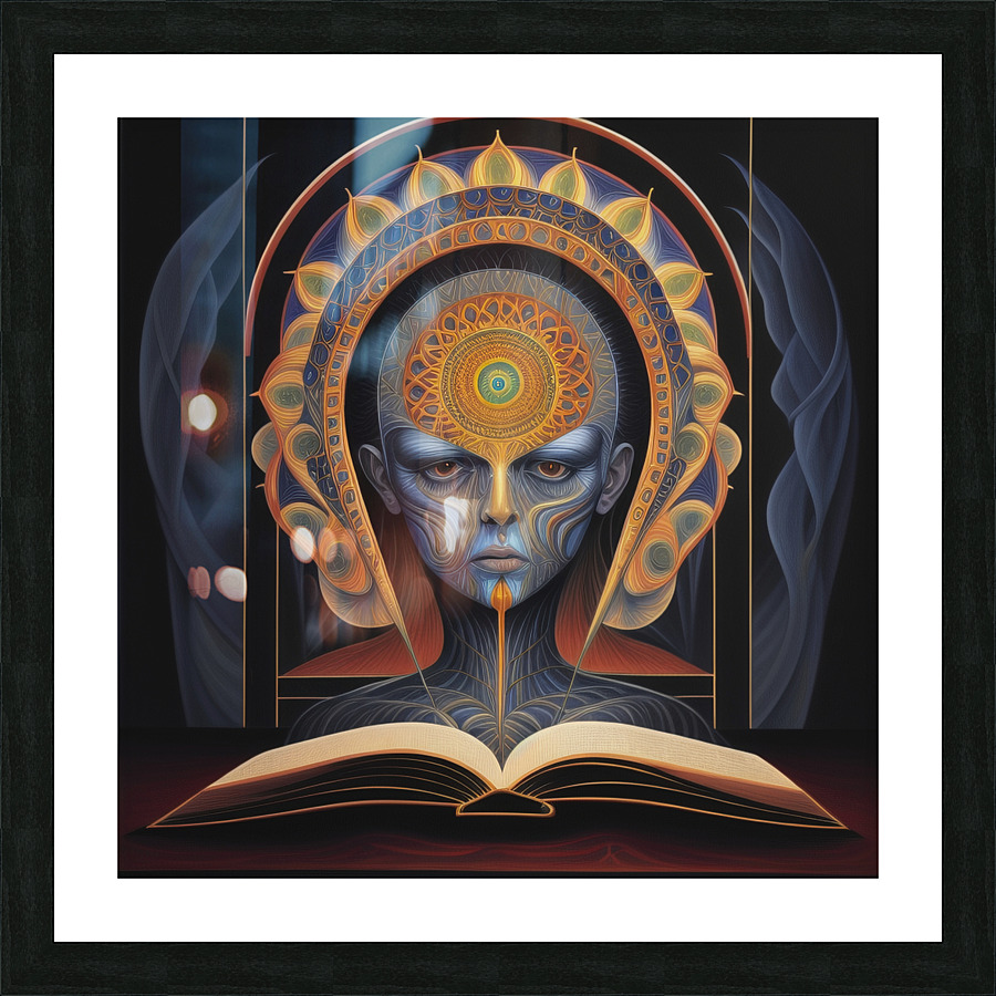 The Book of Law Picture Frame print