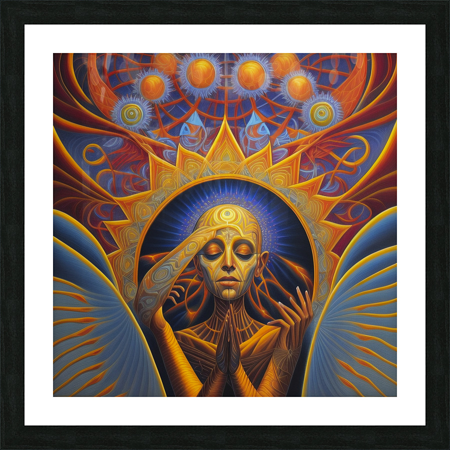 Prayer as Sacred Connection Picture Frame print