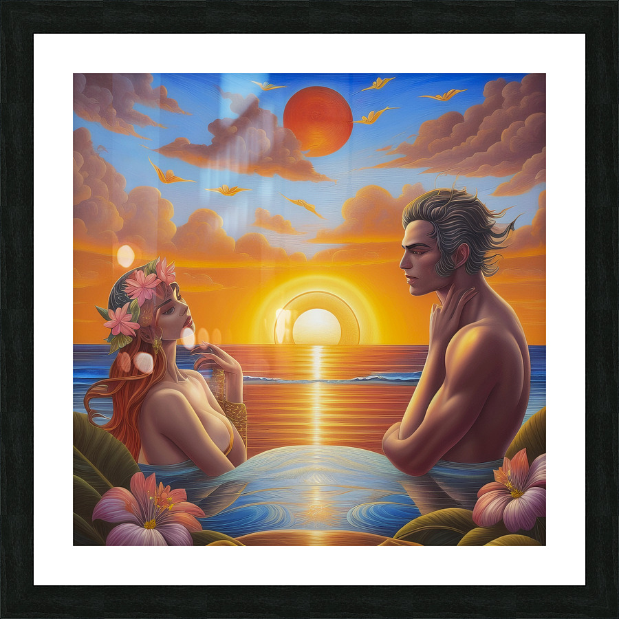 Beholder of Beauty 4 Picture Frame print