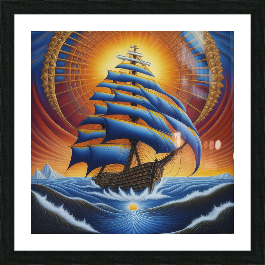 Epilogue Ship Setting Sail Impression et Cadre photo