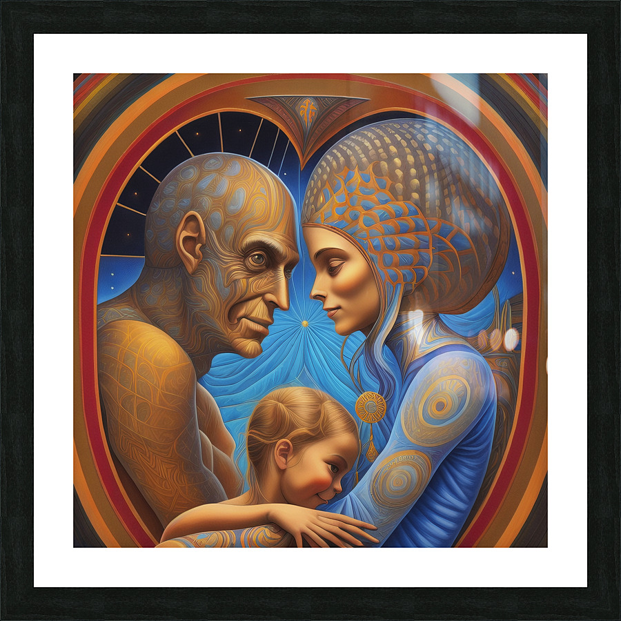 Marriage and Family Picture Frame print