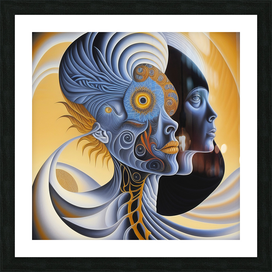 Alone Not Lonely Picture Frame print