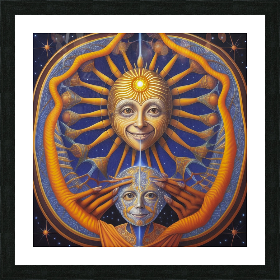 Gratitude for the Sun and the Moon Impression et Cadre photo