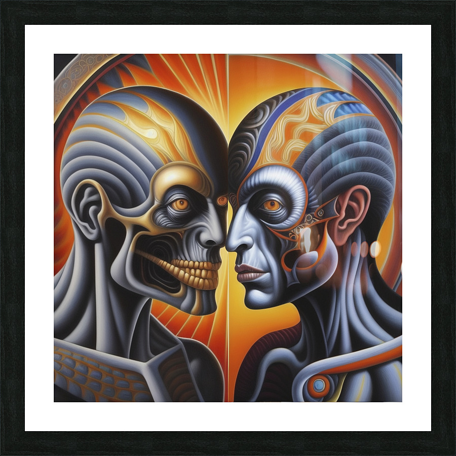 Conflict and Resolution 2 Picture Frame print