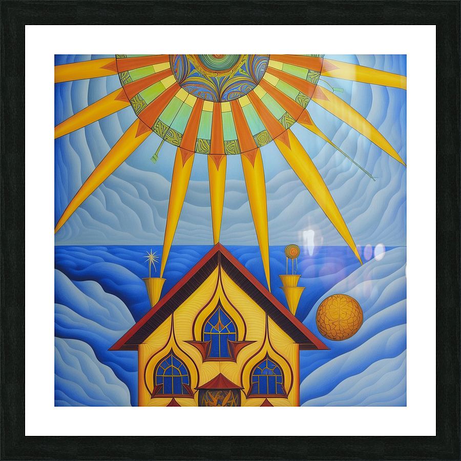 Making a House a Home Picture Frame print