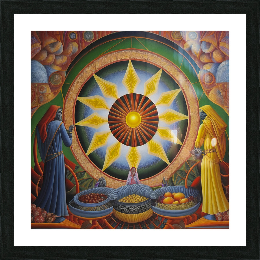 Buying and Selling is Belief Market Picture Frame print