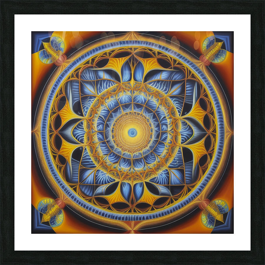Tapestry of Vibration Picture Frame print