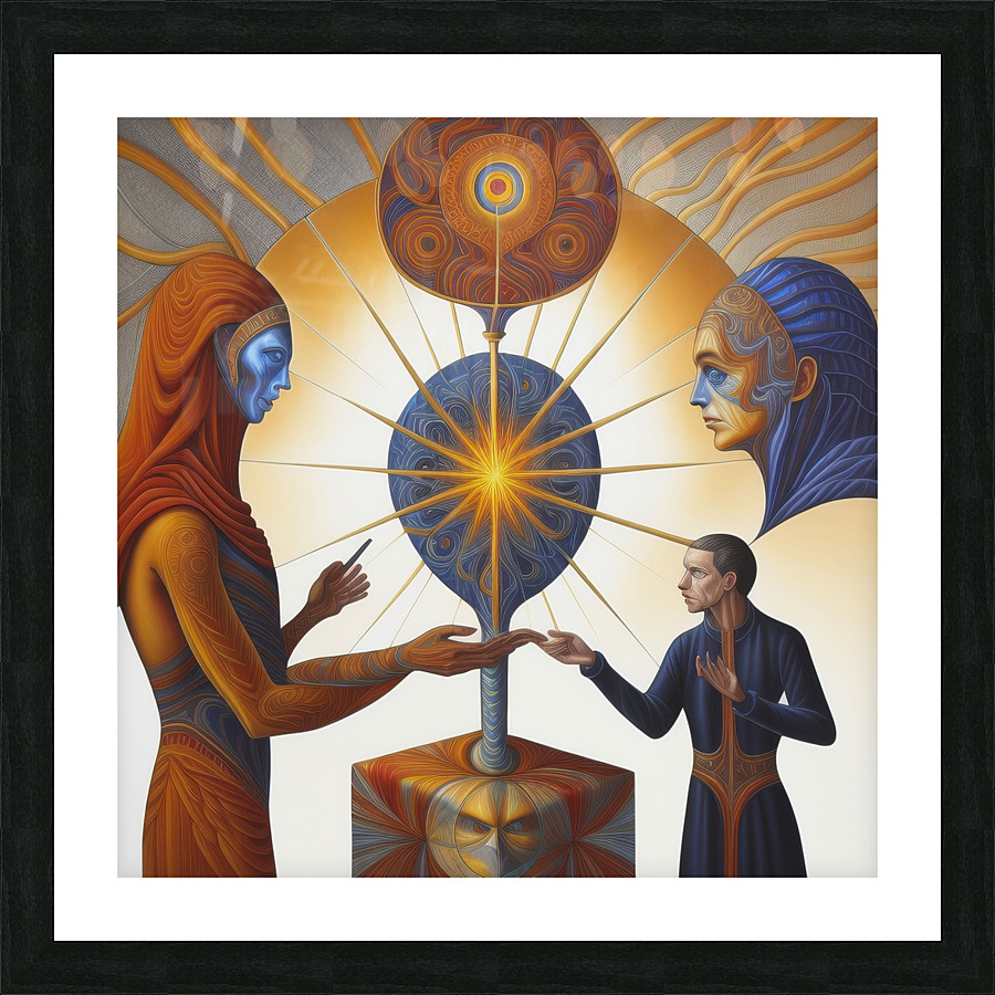 Gift Giving Picture Frame print