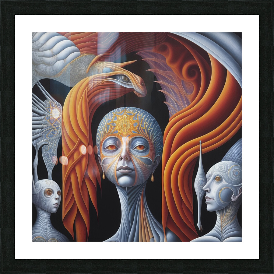 empathy1 Picture Frame print