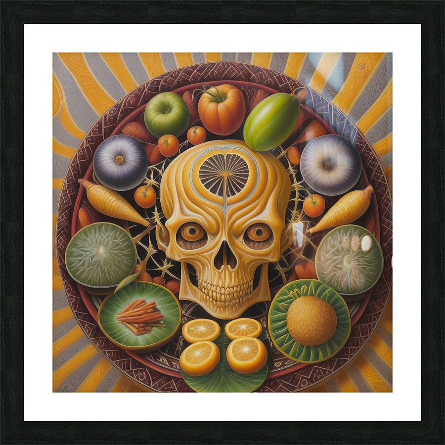 Nourishing the Mind and Soul Picture Frame print