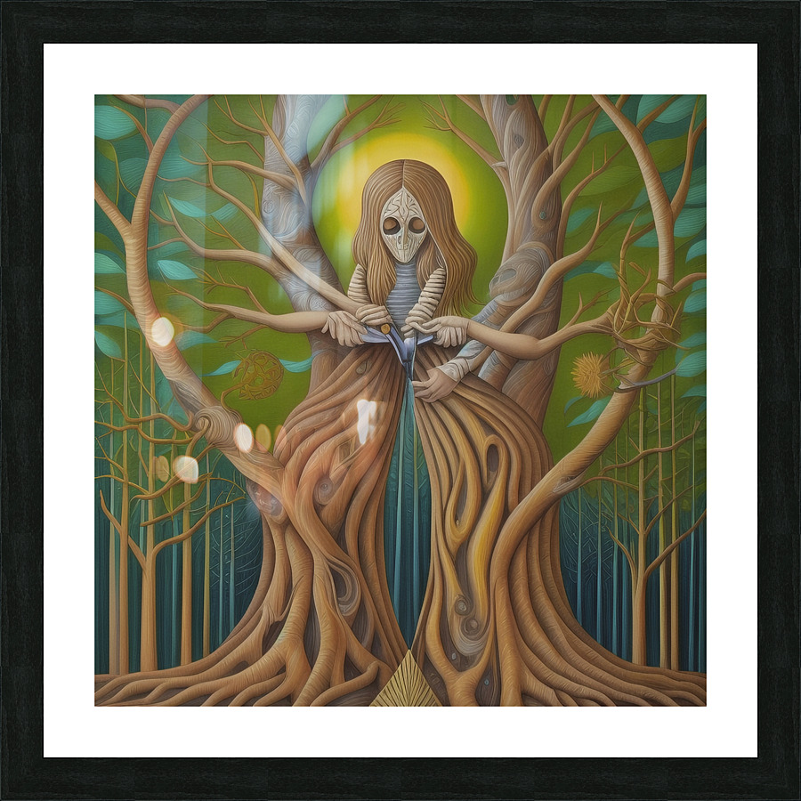 Cutting the Deadwood Picture Frame print