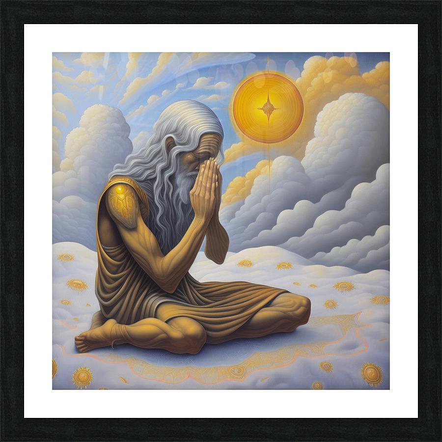 Master of Humility Picture Frame print