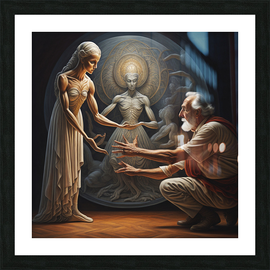 Aging and letting go Picture Frame print