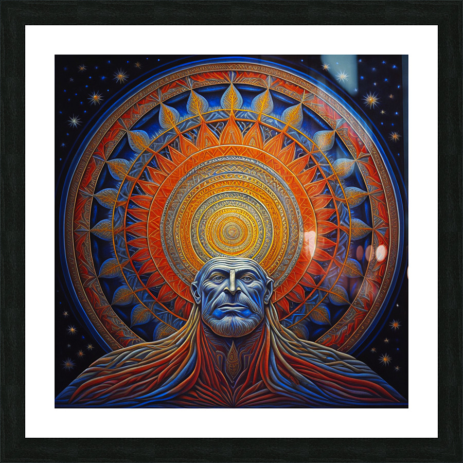 Mind Full of Mindfulness Picture Frame print