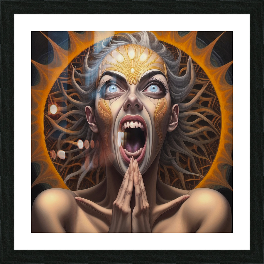 Human Suffering Picture Frame print