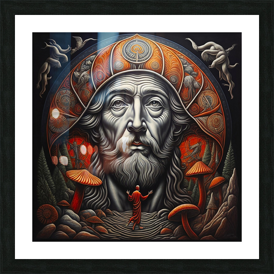 Unveiling Wisdom Picture Frame print