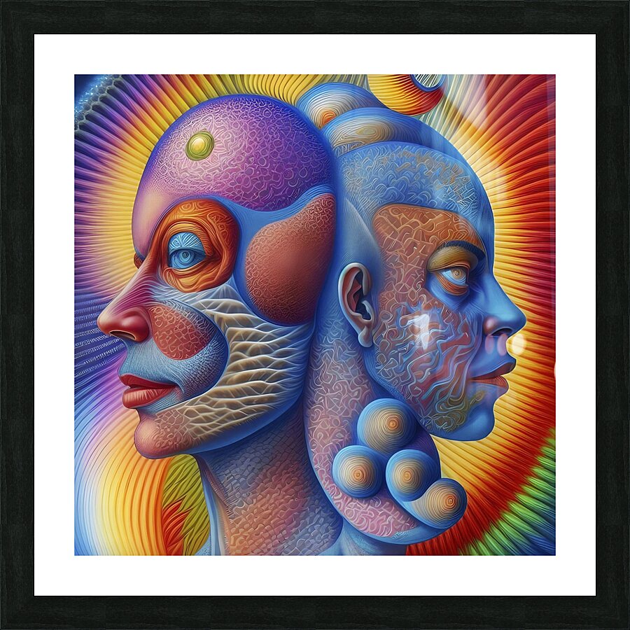 Beholding Beauty Picture Frame print