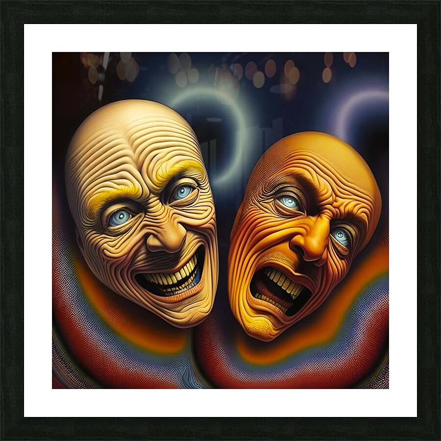 Joy and Sorrow Picture Frame print