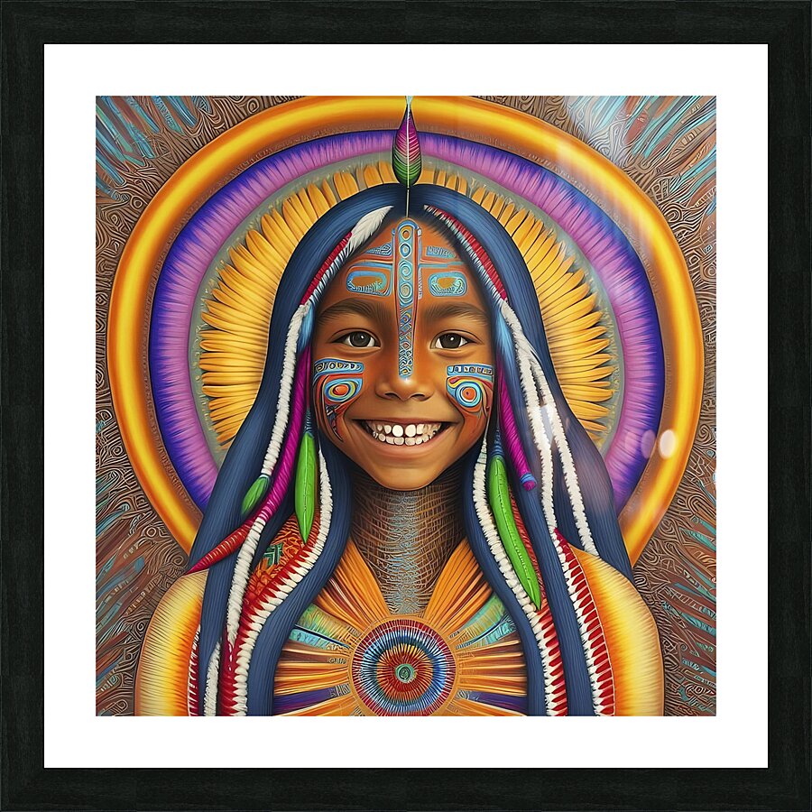 Nurturing Children Picture Frame print