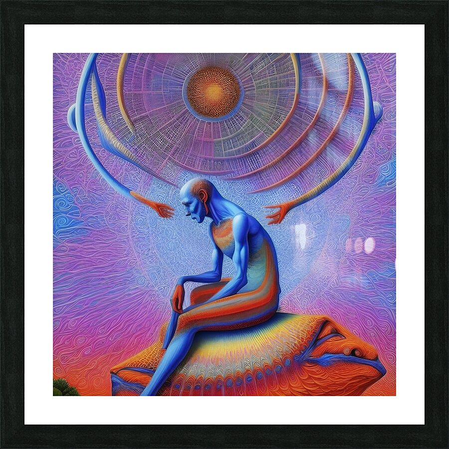 Navigating Doubt Picture Frame print