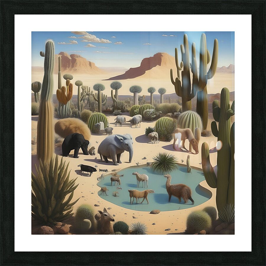 middle school46 Picture Frame print