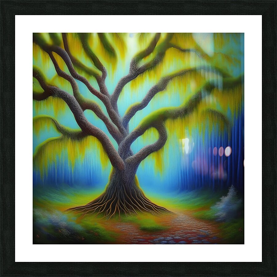 The Whispering Willow Picture Frame print