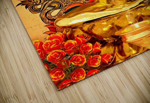 The Buddhista in Gold with gifts - goddess of transcendental wisdom Kevin Michael VerKamp puzzle