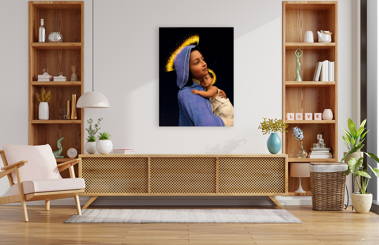 Madonna And Child - Galilean Mary and Jesus - 75MP 3:4 ratio Reproduction