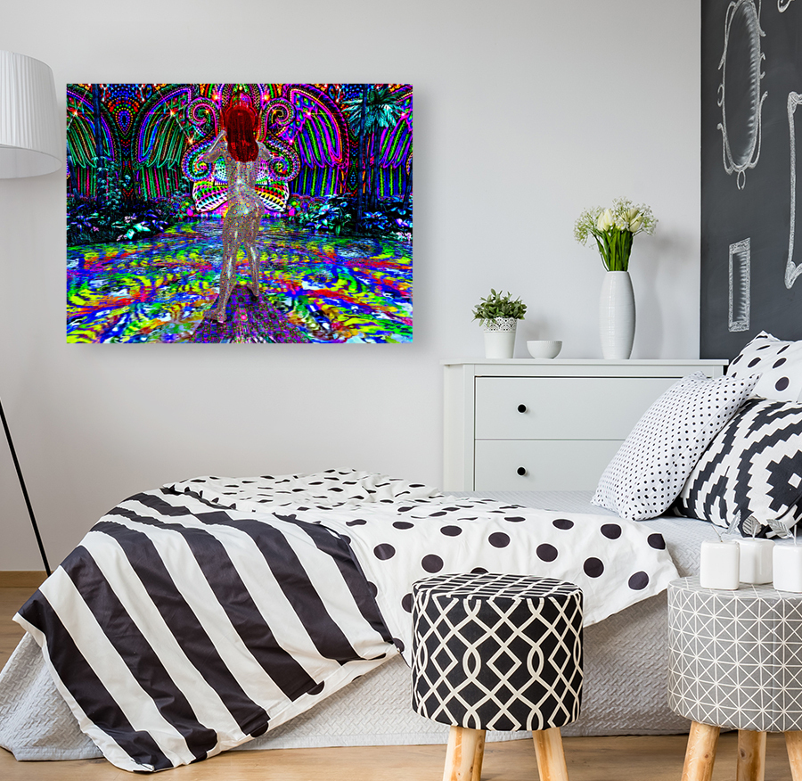 Psychedelic Ayahuasca Angel - DMT Journey Reproduction