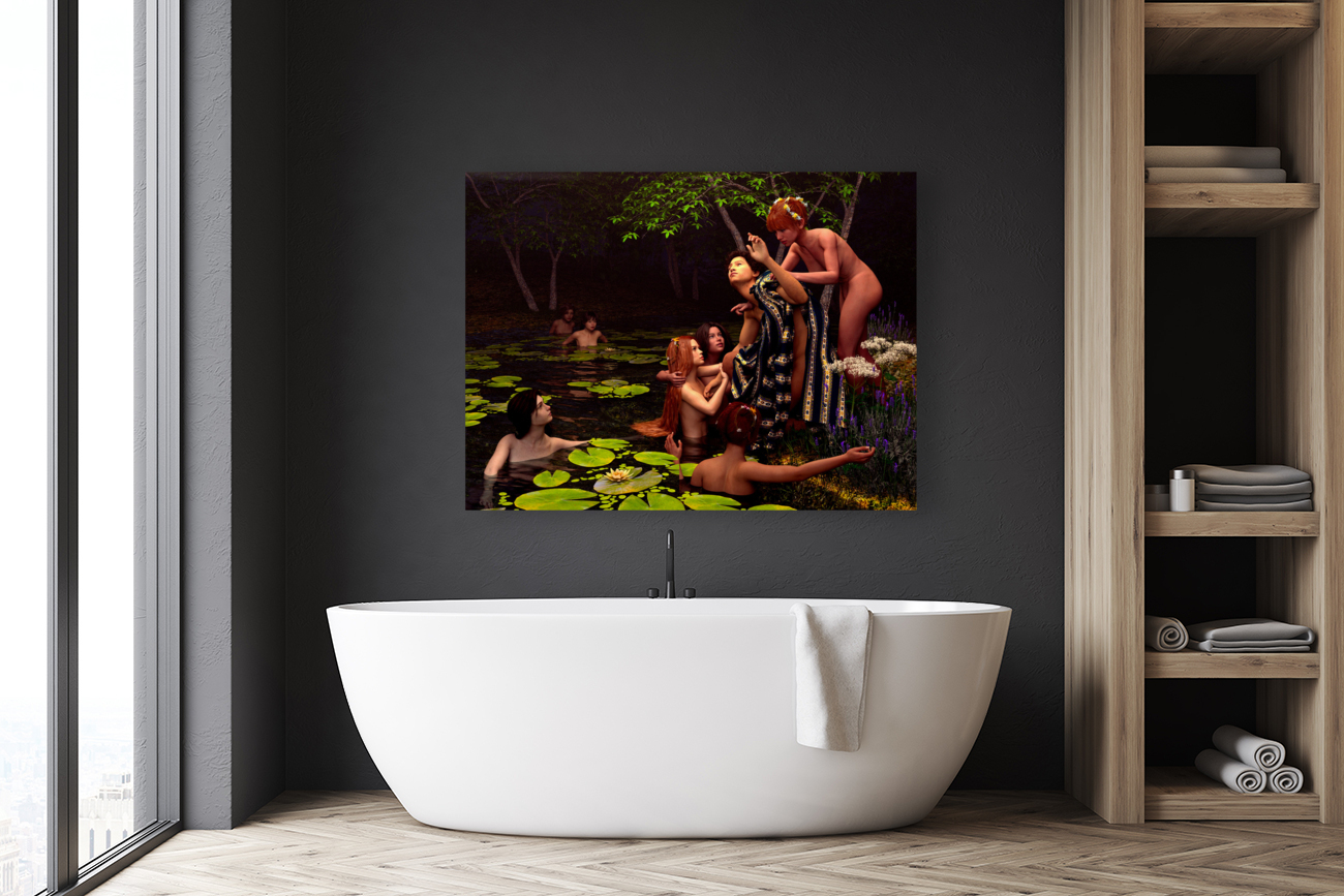 Hylas and the Nymphs Reproduction