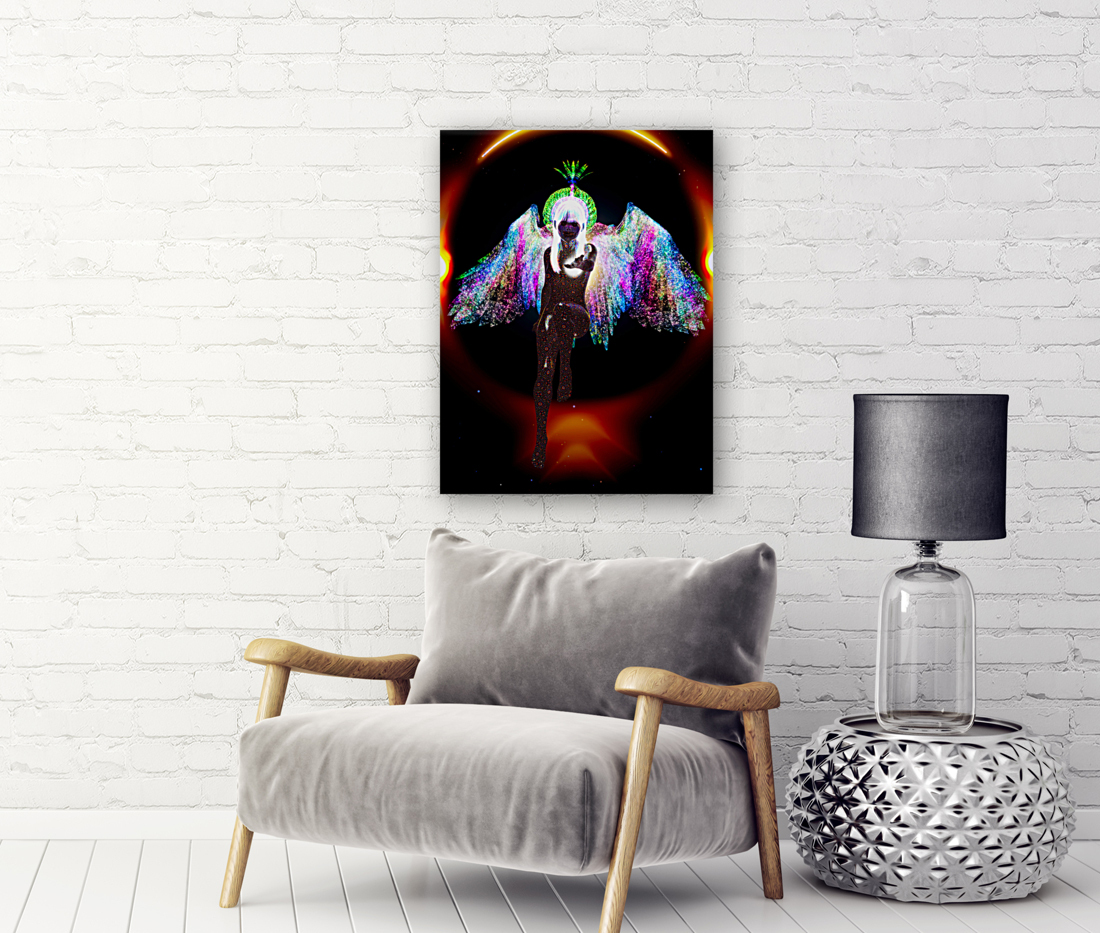 Psychedelic Ayahuasca Angel - DMT Journey Reproduction