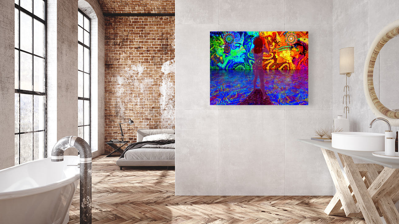 Psychedelic Ayahuasca Journey Reproduction