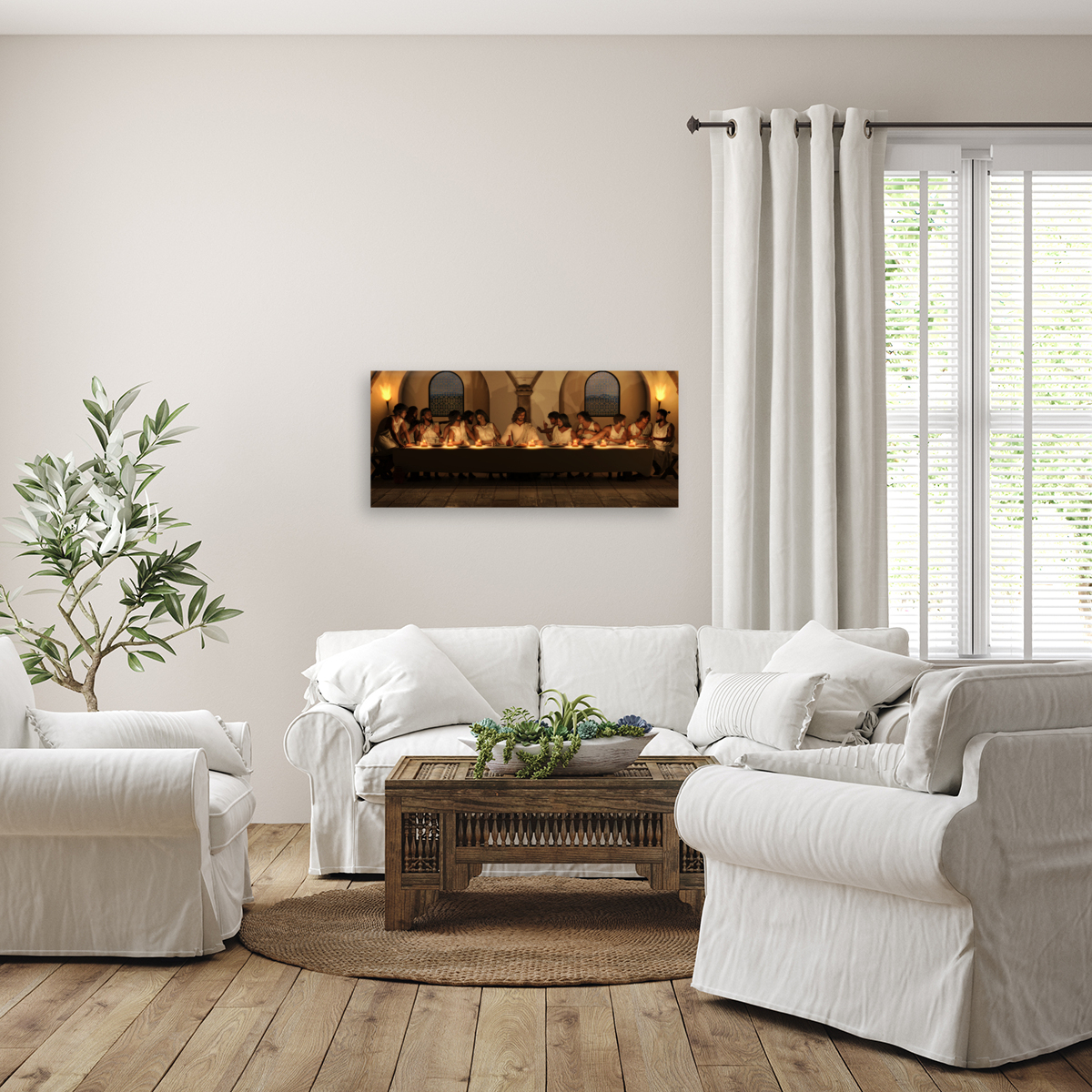 The Last Supper - 178MP 4:9 Ratio Reproduction