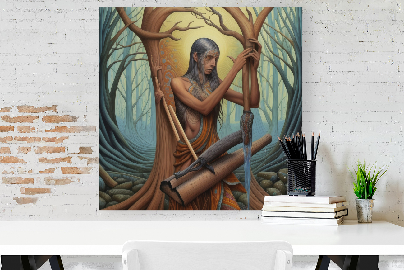 Cut Wood Carry Water Reproduction