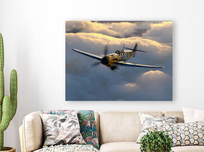 Messerschmitt Bf 109 by Kevin Michael VerKamp